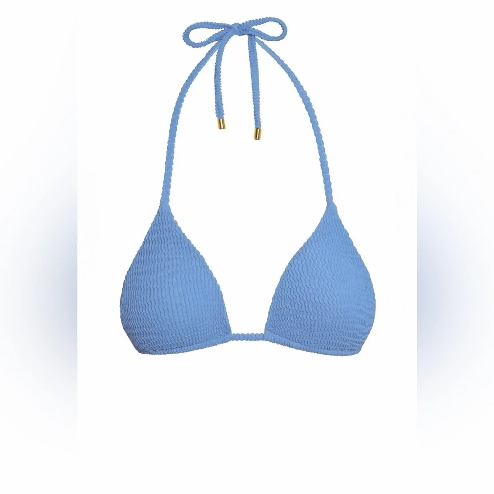 Monday Swimwear PALMA TOP - AZURE CRINKLE Size V
